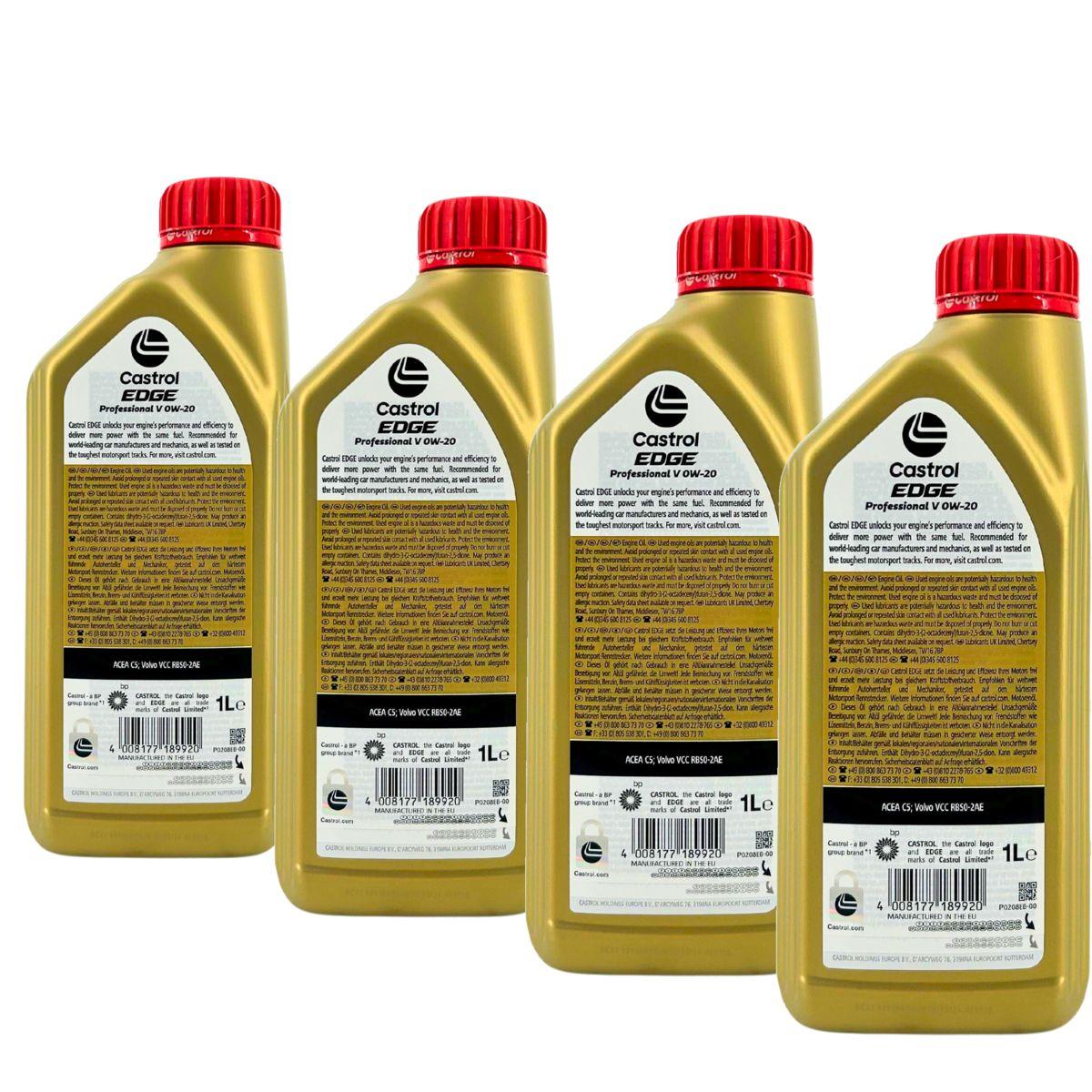 Castrol Edge Professional V 0W-20 4x1 Liter