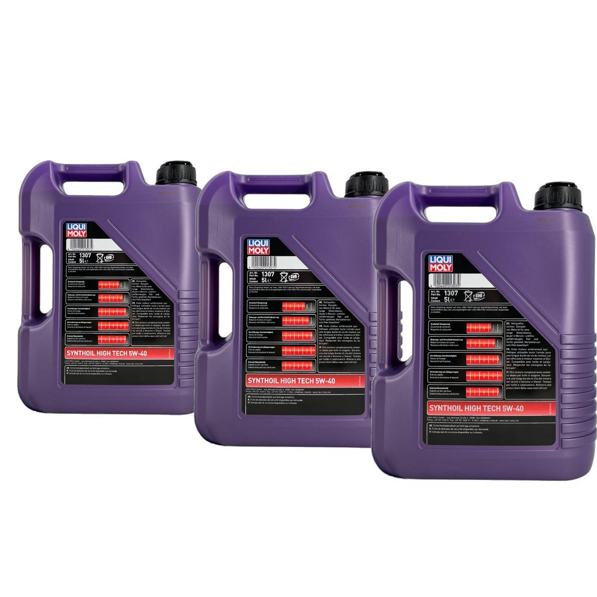 Liqui Moly Synthoil High Tech 5W-40 3x5 Liter