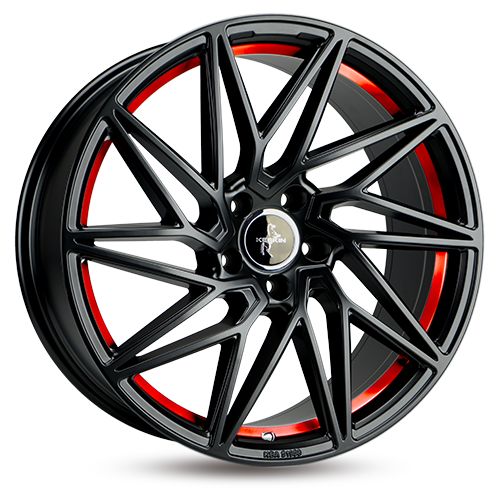 KESKIN WHEELS KT20 FUTURE matt black red inside 8.5Jx19 5x114.3 ET40