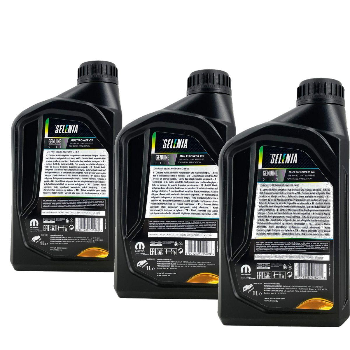 Selenia Multipower C3 5W-30 3x1 Liter