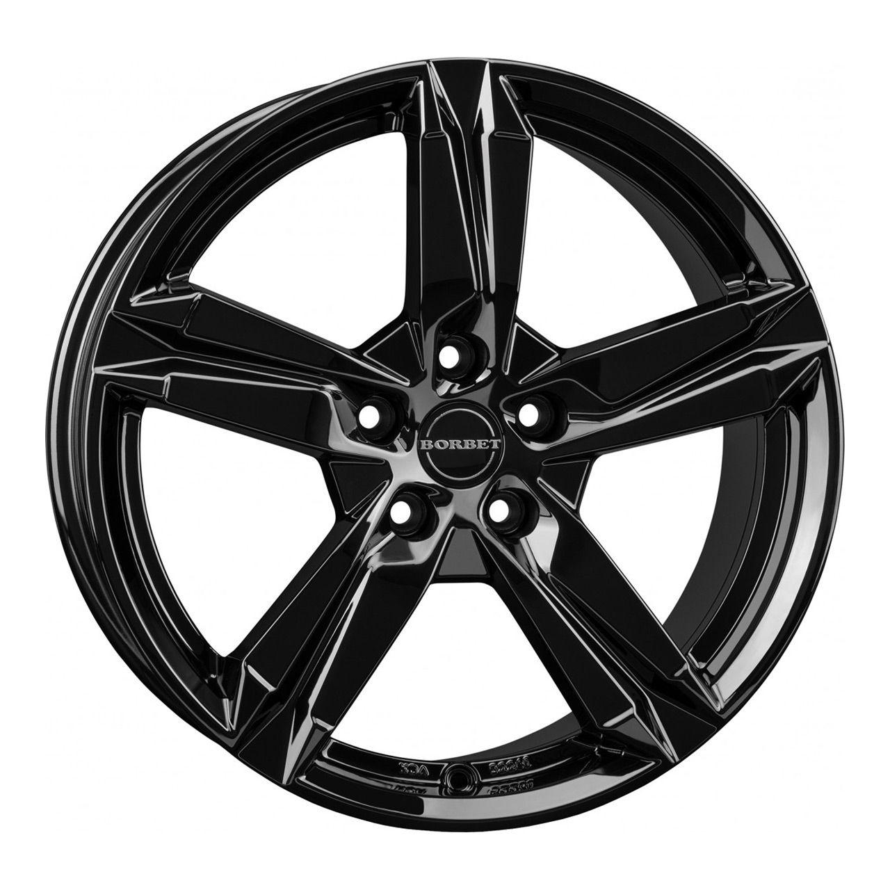 BORBET DESIGN T10 black glossy 6.0Jx15 5x100 ET40