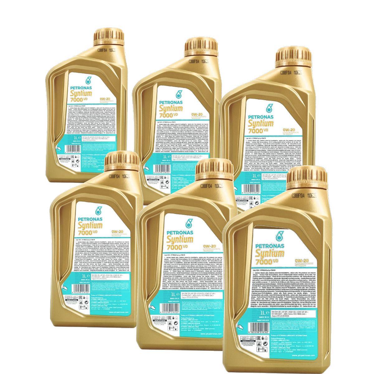 Petronas Syntium 7000 VO 0W-20 6x1 Liter
