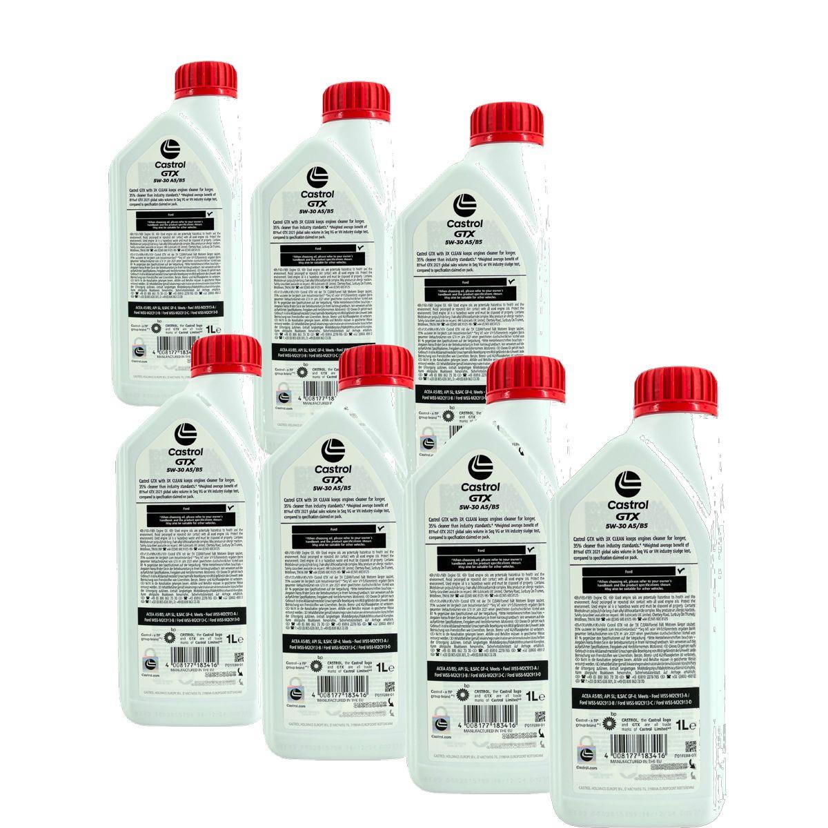 Castrol GTX 5W-30 A5/B5 7x1 Liter