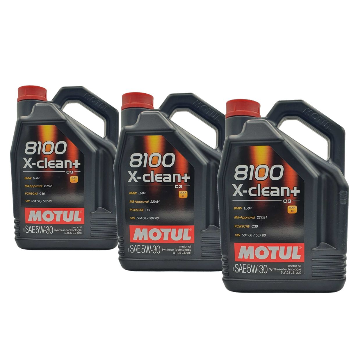 Motul 8100 X-clean+ 5W-30 3x5 Liter
