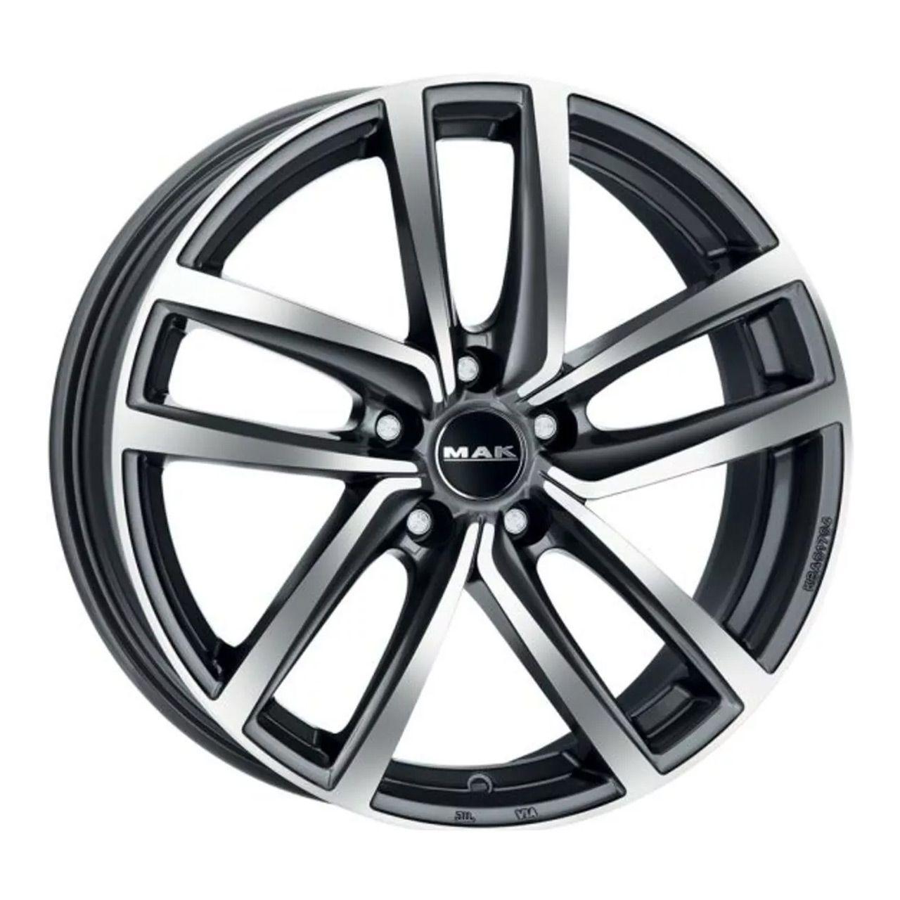 MAK DRESDEN gunmetal spiegelpoliert 7.5Jx17 5x112 ET38