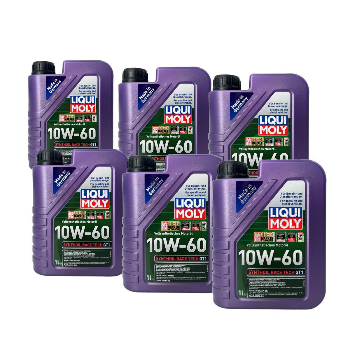 Liqui Moly Synthoil Race Tech GT1 10W-60 6x1 Liter