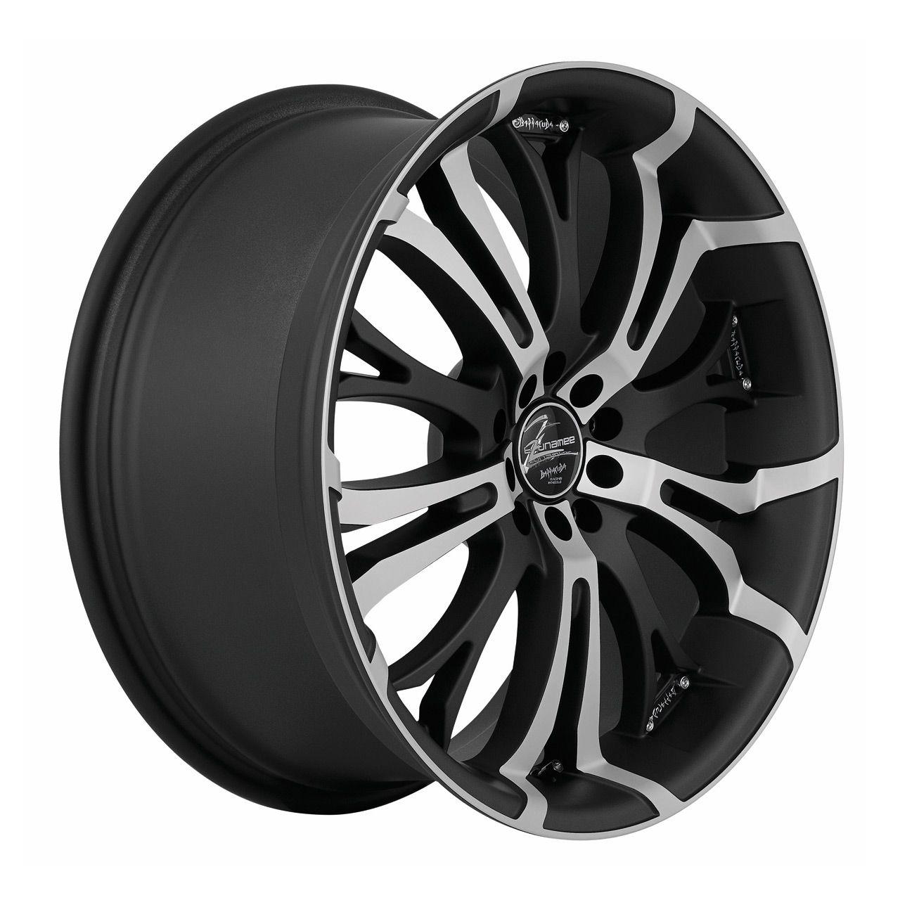 BARRACUDA TZUNAMEE Mattblack-Polished 8.0Jx18 4x100+108 ET38