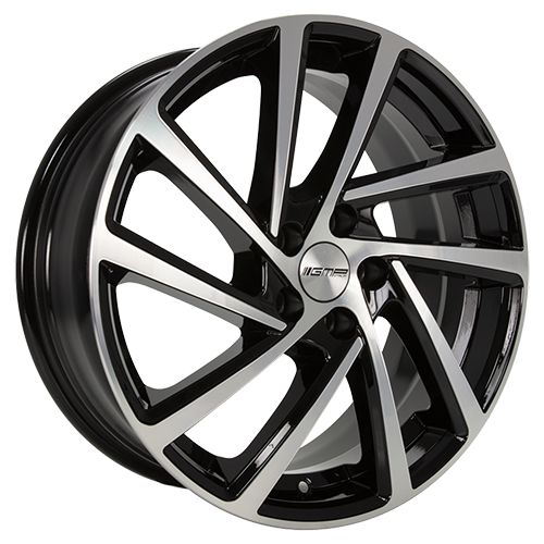 GMP WONDER schwarz diamantgeschliffen 6.5Jx16 5x100 ET42