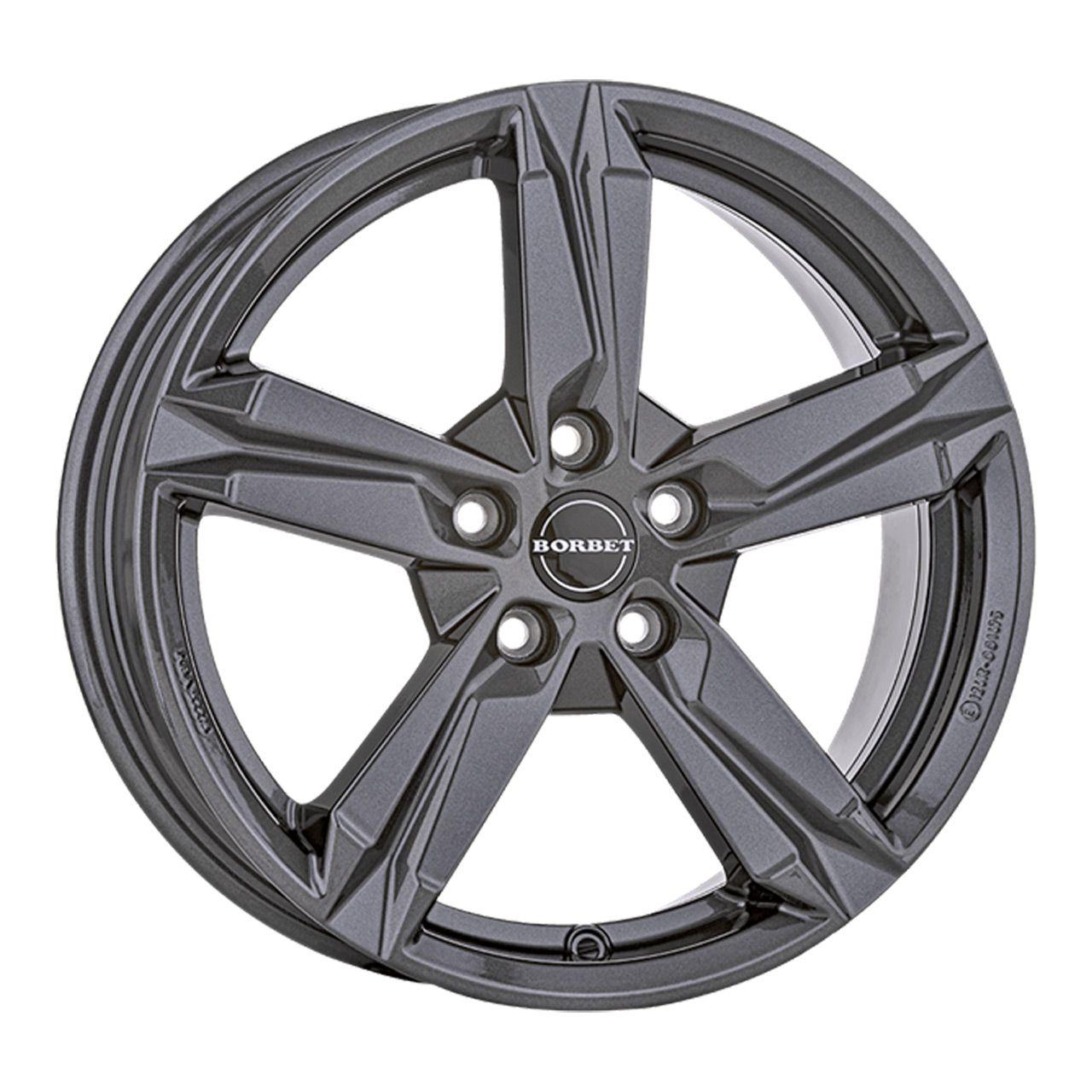 BORBET DESIGN T10 mistral anthracite glossy 7.0Jx17 5x114.3 ET40