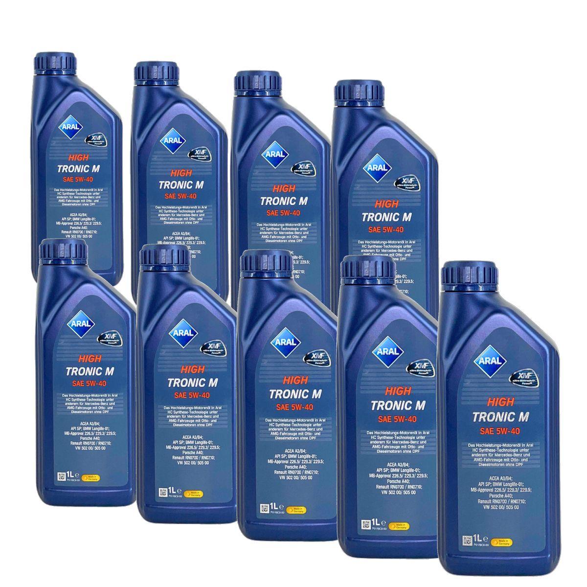 Aral HighTronic M 5W-40 9x1 Liter
