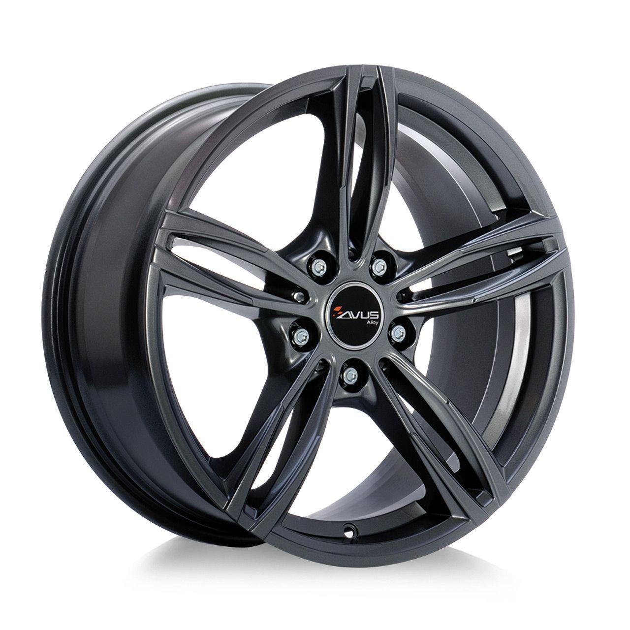 AVUS RACING AF15 anthracite polished 7.5Jx17 5x112 ET50