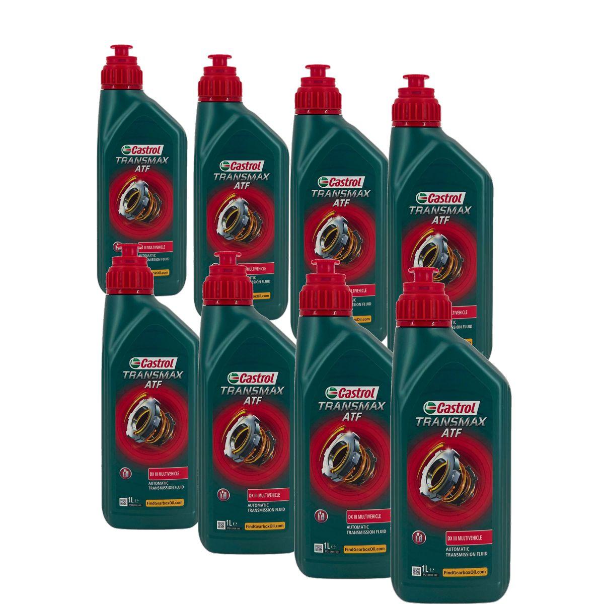 Castrol Transmax ATF DX III Multivehicle 8x1 Liter
