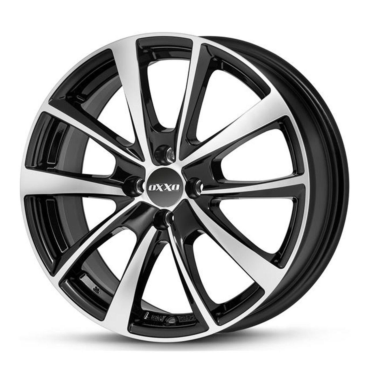 OXXO WHEELS VIDORRA BLACK-4 schwarz poliert 6.5Jx16 4x108 ET38