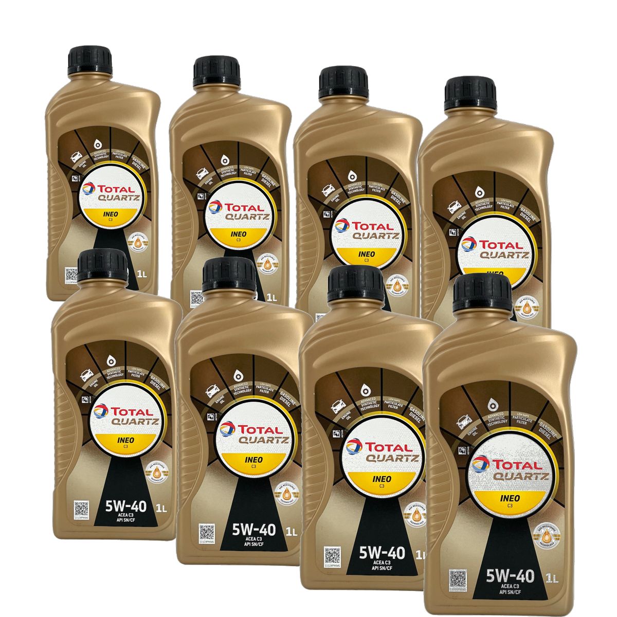 Total Quartz Ineo C3 5W-40 8x1 Liter