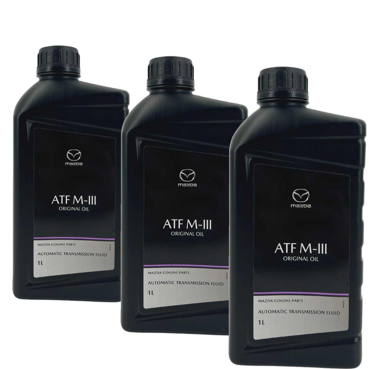 Mazda Original Oil ATF M-III Automatic Transmission Fluid 3x1 Liter