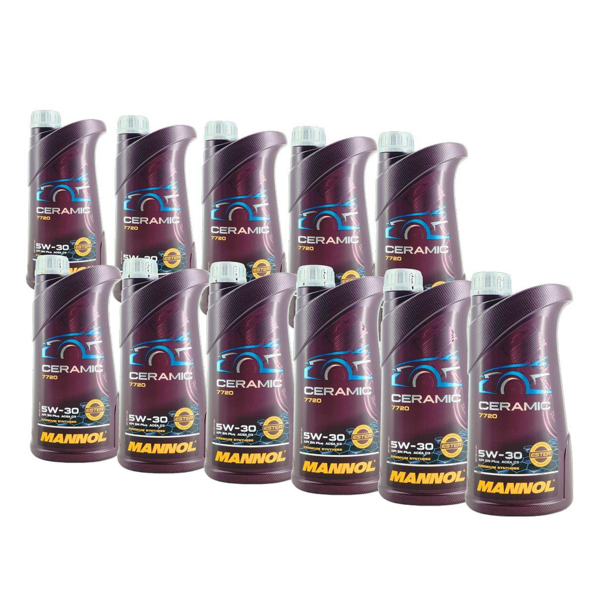 Mannol Ceramic 5W-30 11x1 Liter