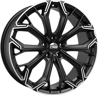 CMS C37-PDMB diamant schwarz matt-teilpoliert 8.5Jx20 5x108 ET45
