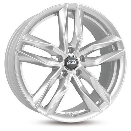 MAM WHEELS MAM RS3 silver painted 7.0Jx16 5x112 ET48