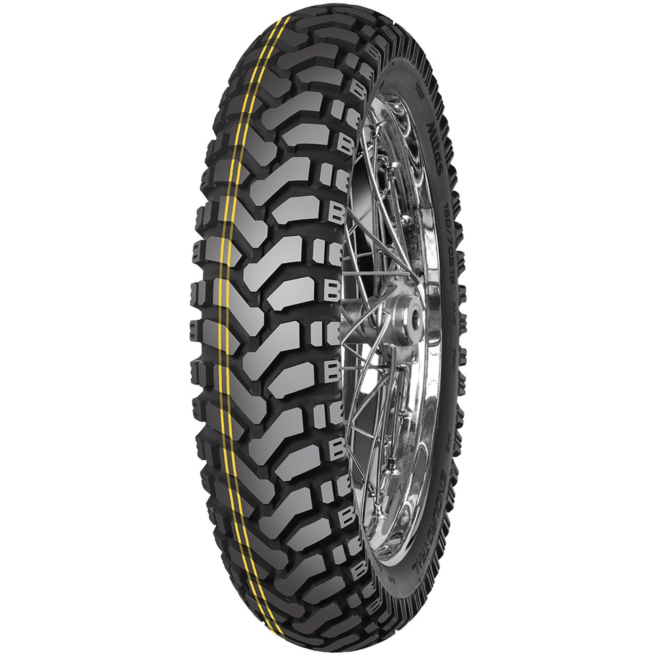 MITAS 170/60 B 17 M/C TL/TT 72T ENDURO TRAIL XT DAKAR (2xYELLOW) M+S (IND)
