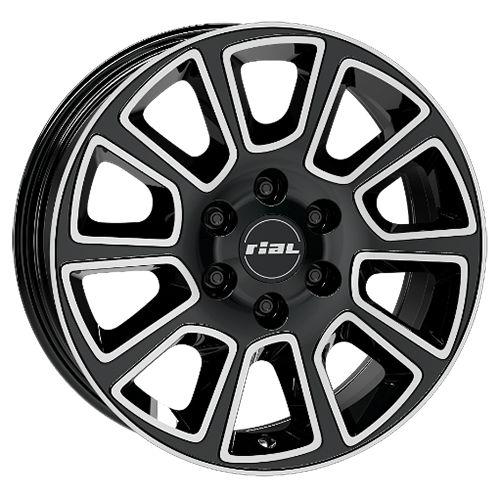 RIAL TRANSPORTER 2 diamantschwarz frontpoliert 7.5Jx18 5x130 ET52