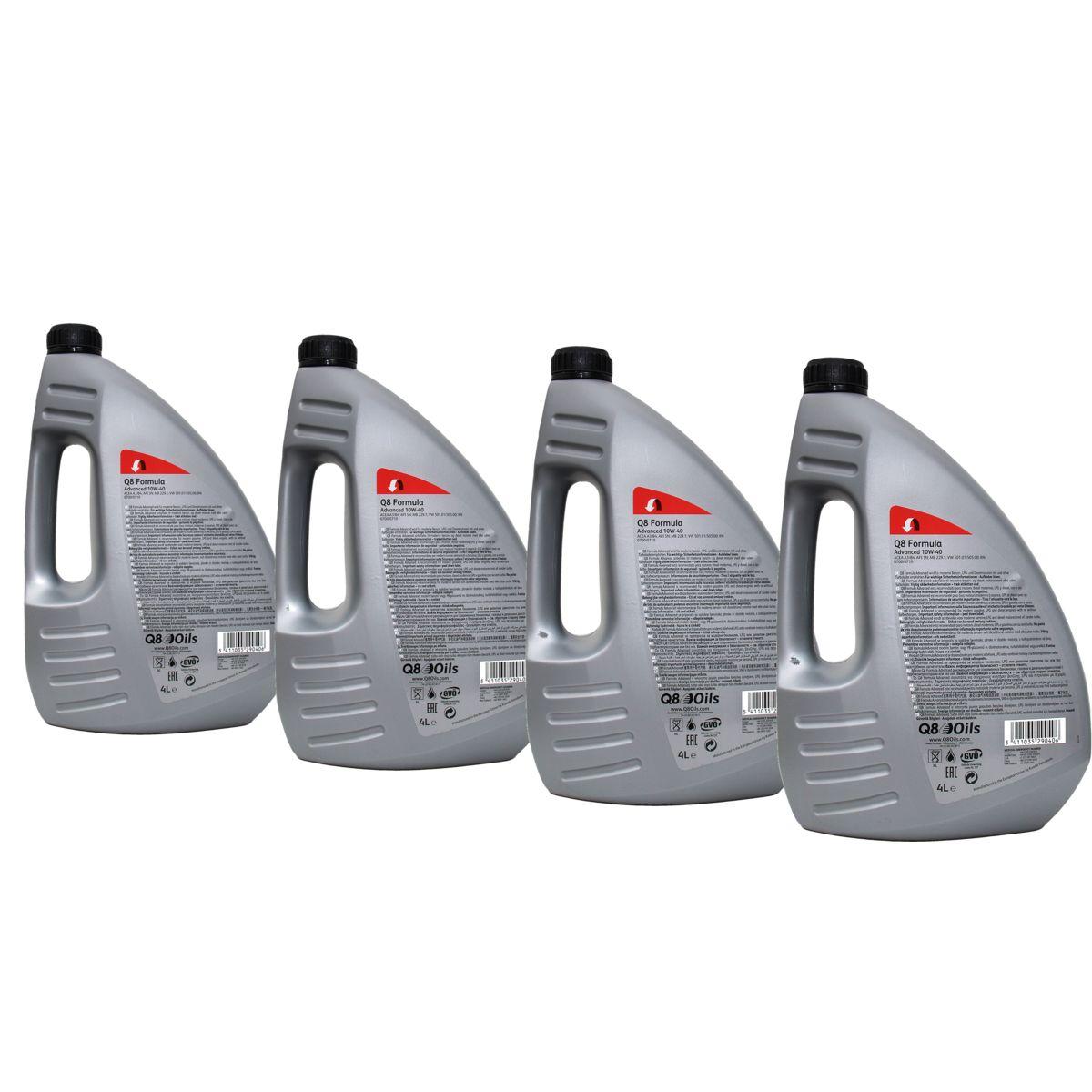 Q8 Formula Advanced 10W-40 4x4 Liter