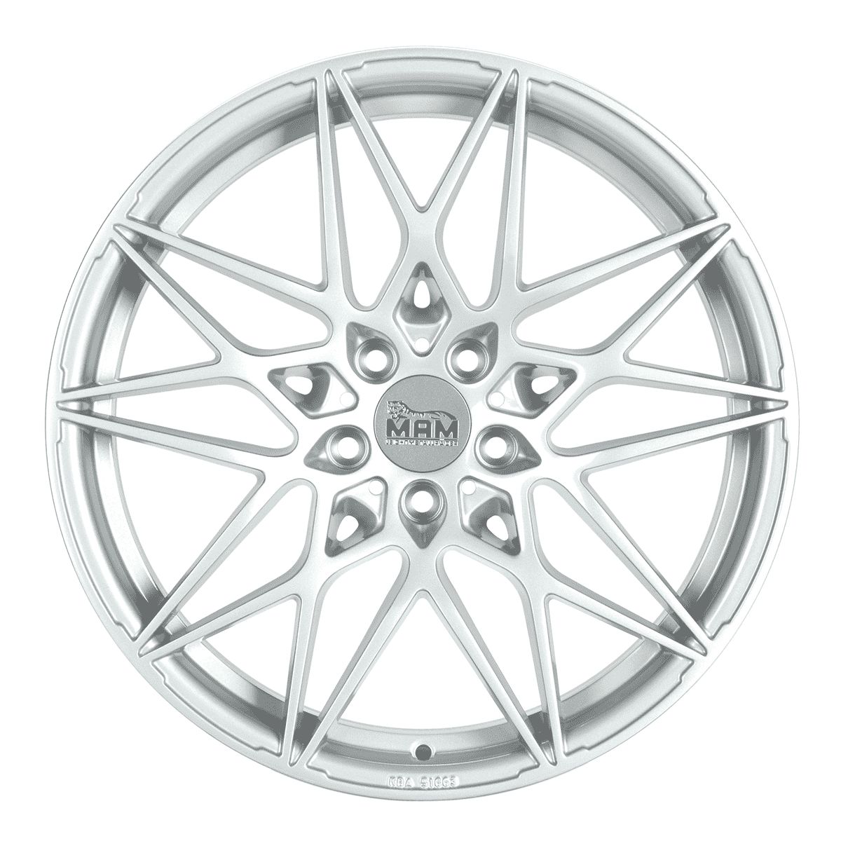 MAM WHEELS MAM B2N silver painted 8.5Jx19 5x112 ET30