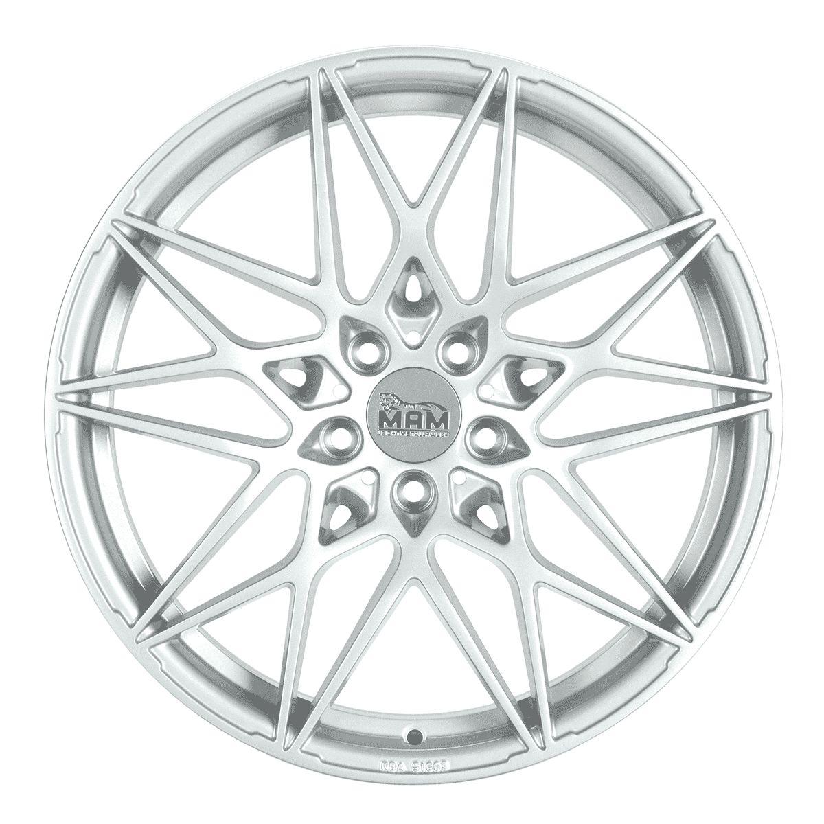 MAM WHEELS MAM B2N silver painted 8.5Jx19 5x112 ET45