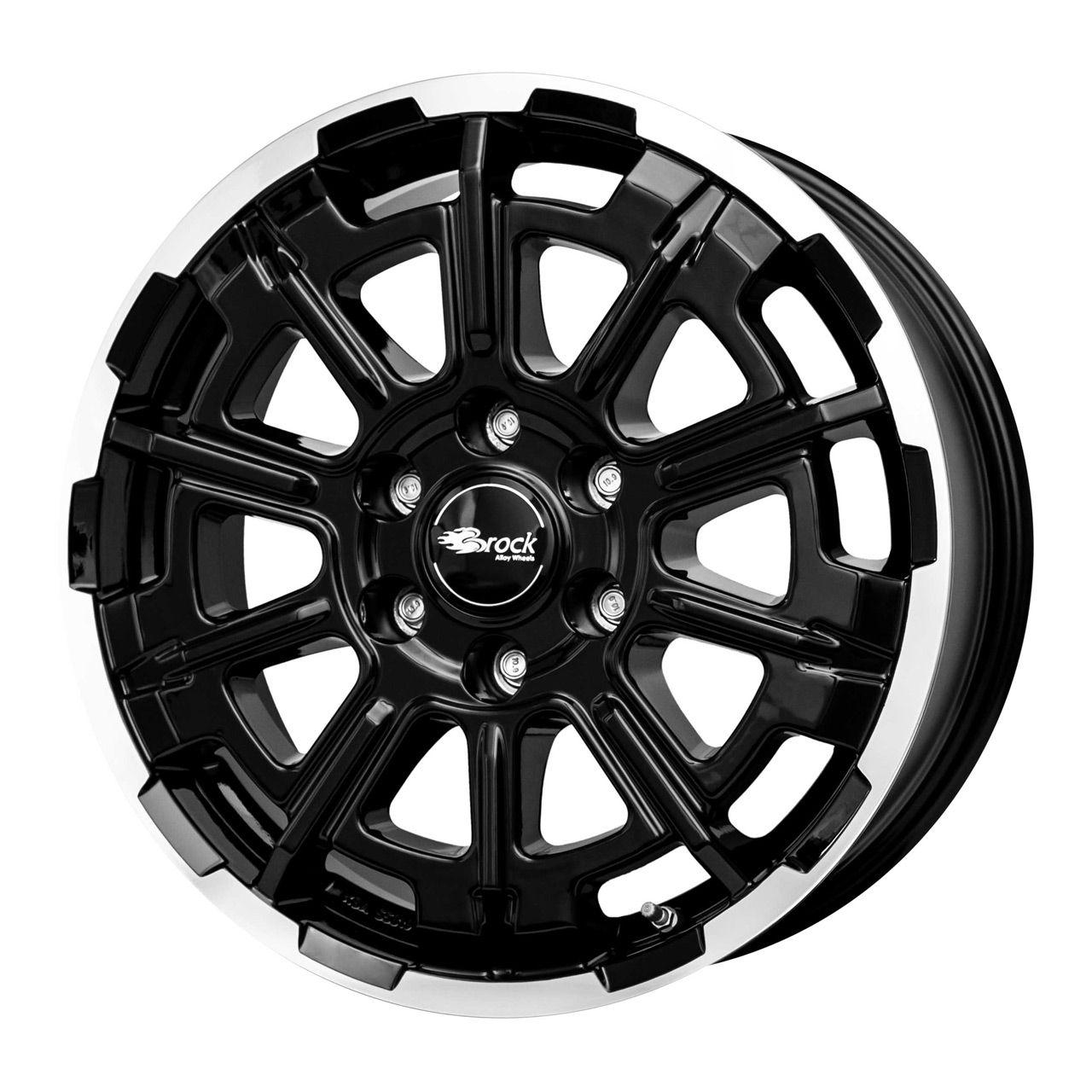 BROCK B45-5L schwarz glanz voll-poliert (sgvp) 7.0Jx17 5x108 ET46