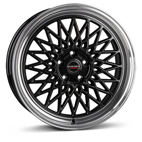 BORBET DESIGN B black rim polished 8.5Jx19 5x108 ET40