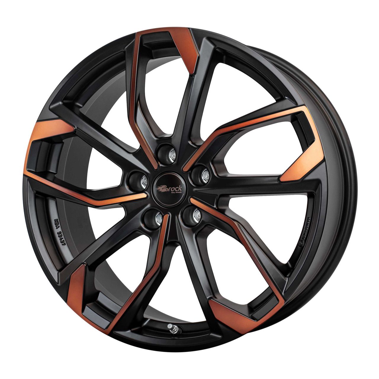 RC-DESIGN RC34 black orange matt (bom) 8.0Jx18 5x112 ET40