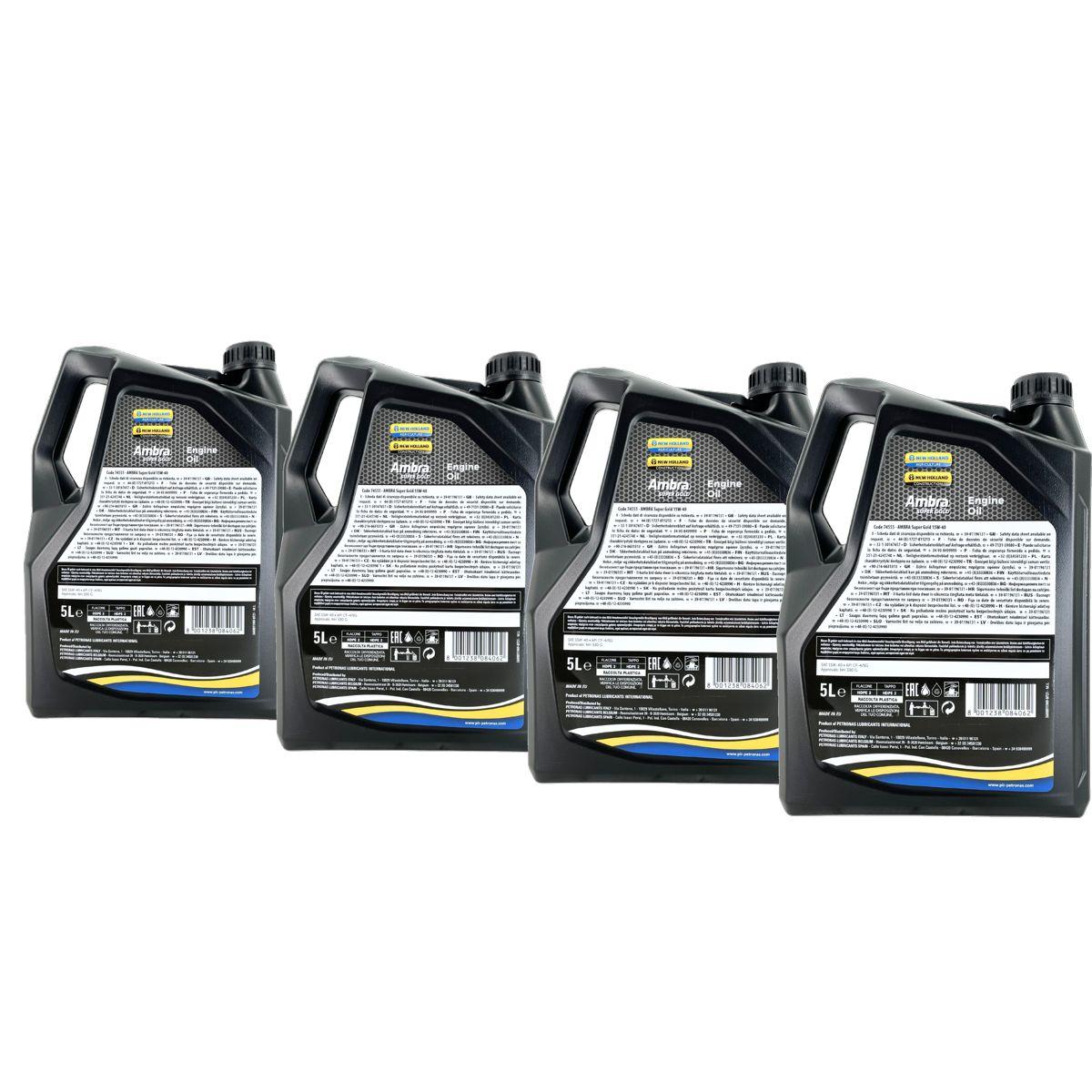 AmbrA Super Gold 15W-40 4x5 Liter
