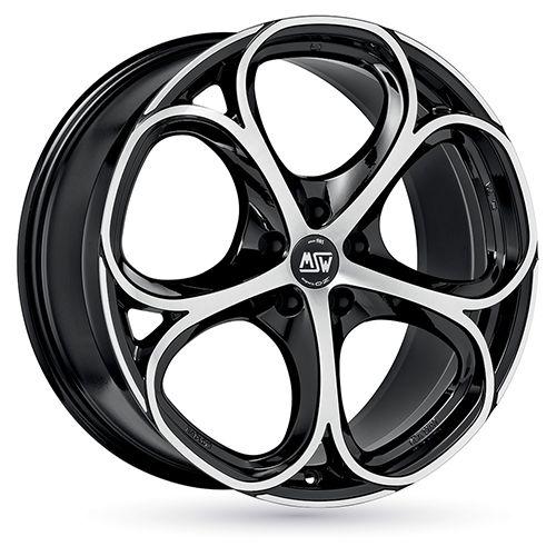 MSW (OZ) MSW 82 gloss black full polished 8.0Jx19 5x110 ET33