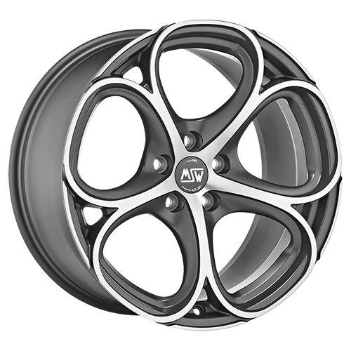 MSW (OZ) MSW 82 matt gun metal full polished 8.0Jx18 5x110 ET35