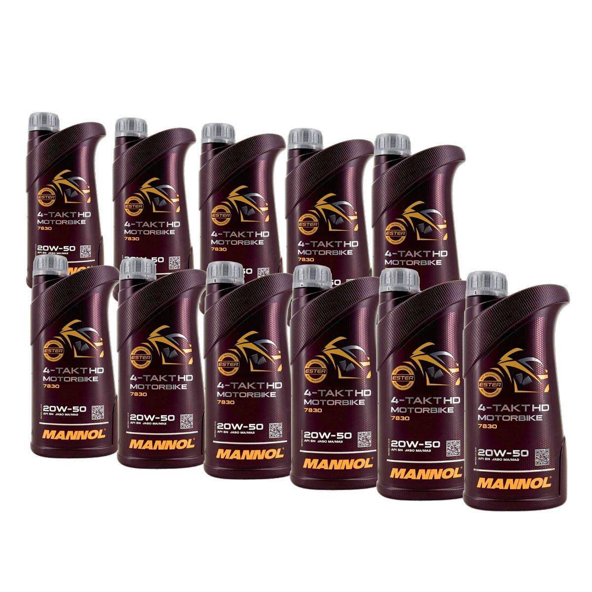Mannol 4-Takt Motorbike HD 20W-50 11x1 Liter