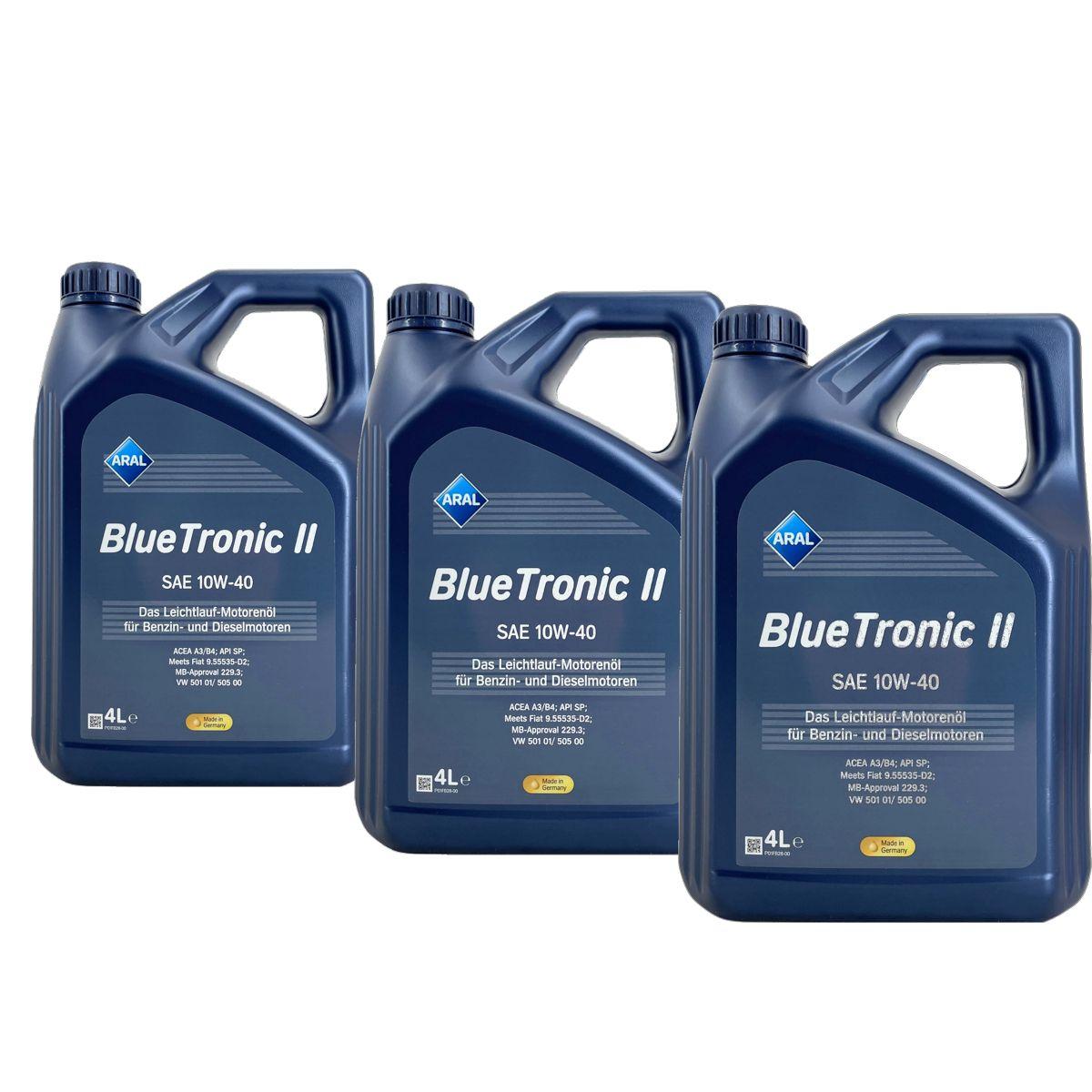 Aral BlueTronic II 10W-40 3x4 Liter