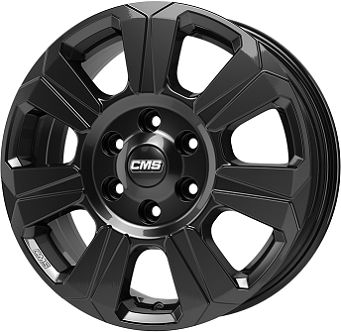 CMS C31-CBG HEAVY DUTY complete black gloss 6.5Jx16 6x130 ET62
