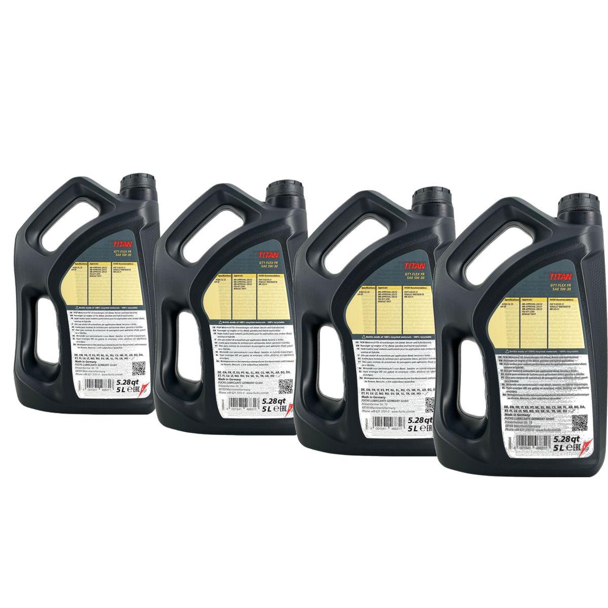 Fuchs Titan GT1 Flex FR 5W-30 4x5 Liter