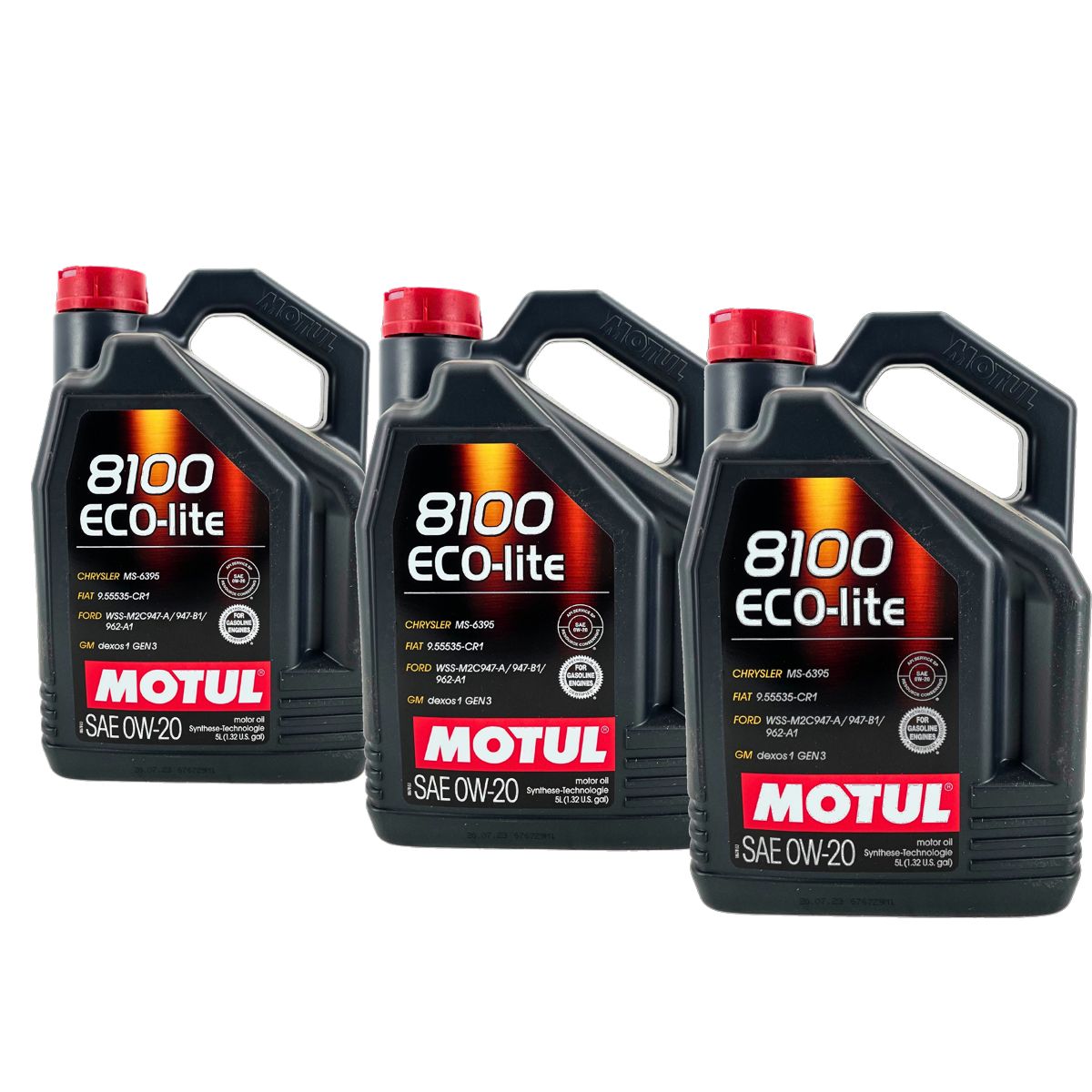 Motul 8100 Eco-Lite 0W-20 3x5 Liter