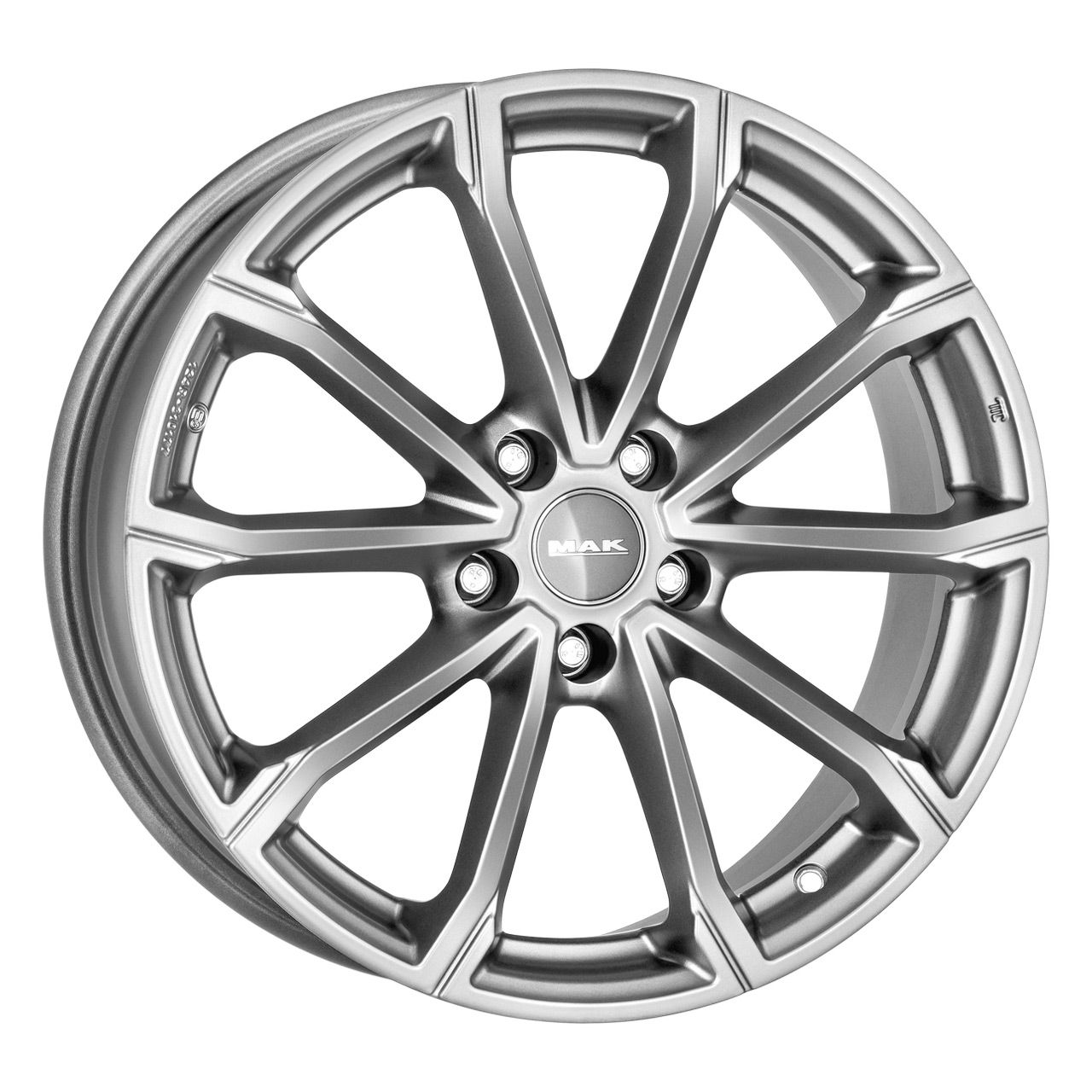 MAK DAVINCI matt titanium 7.0Jx17 5x114.3 ET45