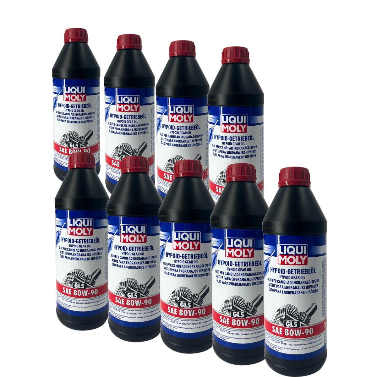 Liqui Moly Hypoid-Getriebeöl (GL5) SAE 80W-90 9x1 Liter