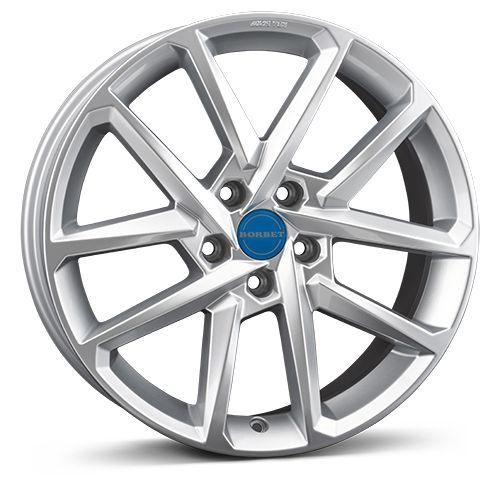 BORBET DESIGN N crystal silver 7.0Jx17 4x108 ET37
