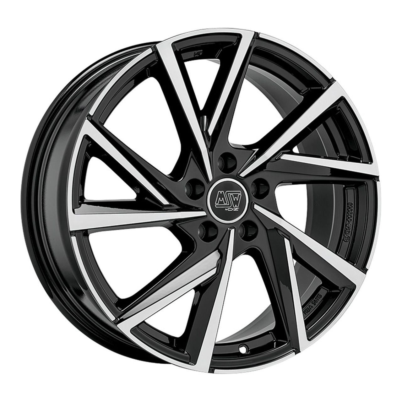 MSW (OZ) MSW 80/5 gloss black 7.0Jx16 5x108 ET44