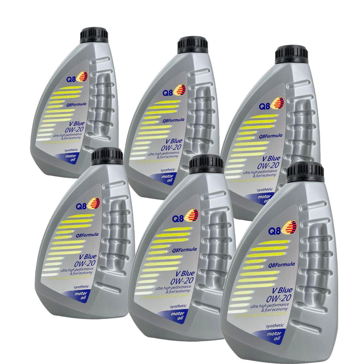 Q8 Formula V Blue 0W-20 6x1 Liter