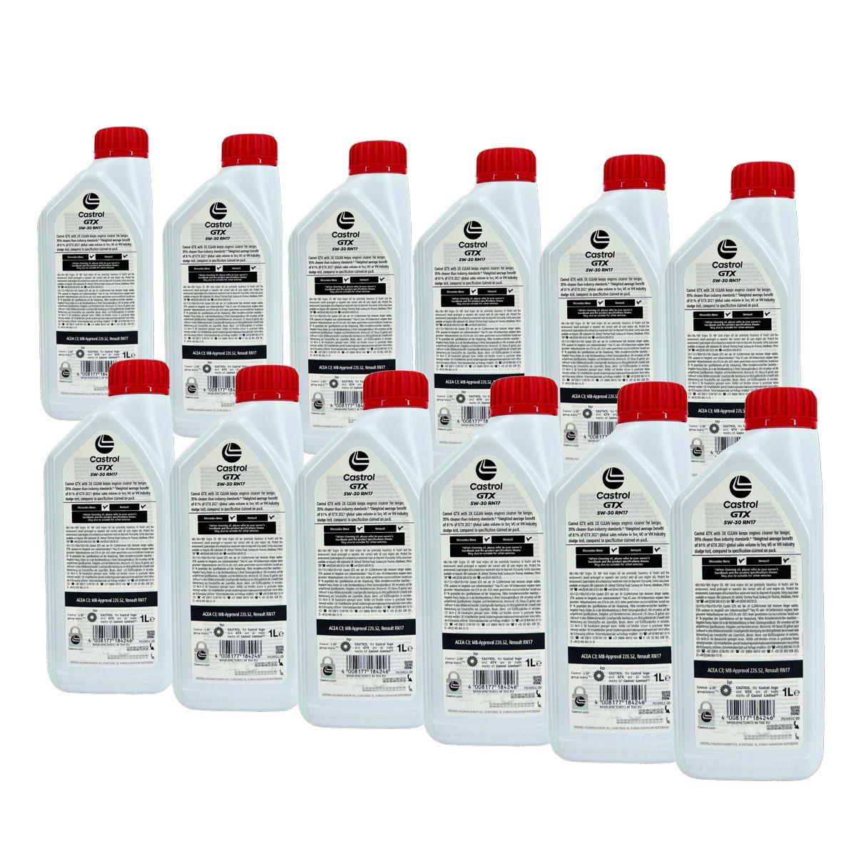 Castrol GTX 5W-30 RN17 12x1 Liter