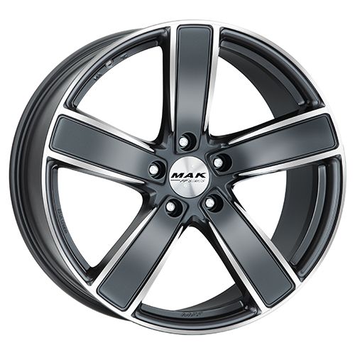 MAK TURISMO-D-FF gun metal mirror face 11.5Jx21 5x130 ET58