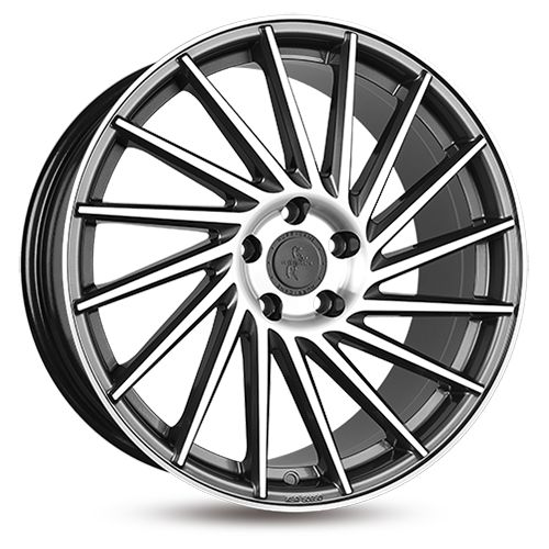 KESKIN WHEELS KT17 HURRICANE palladium front polished 8.5Jx19 5x114.3 ET40