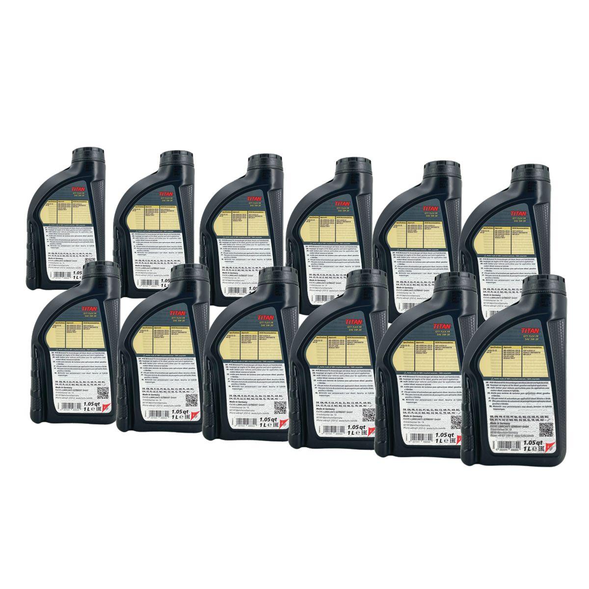 Fuchs Titan GT1 Flex FR 5W-30 12x1 Liter