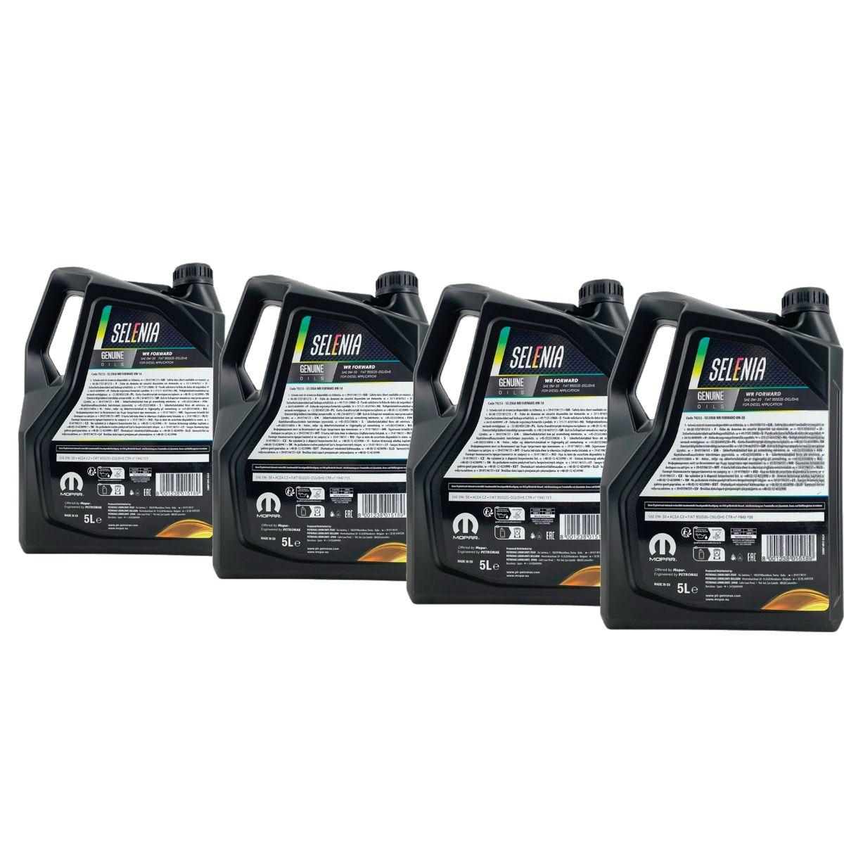 Selenia WR Forward 0W-30 4x5 Liter