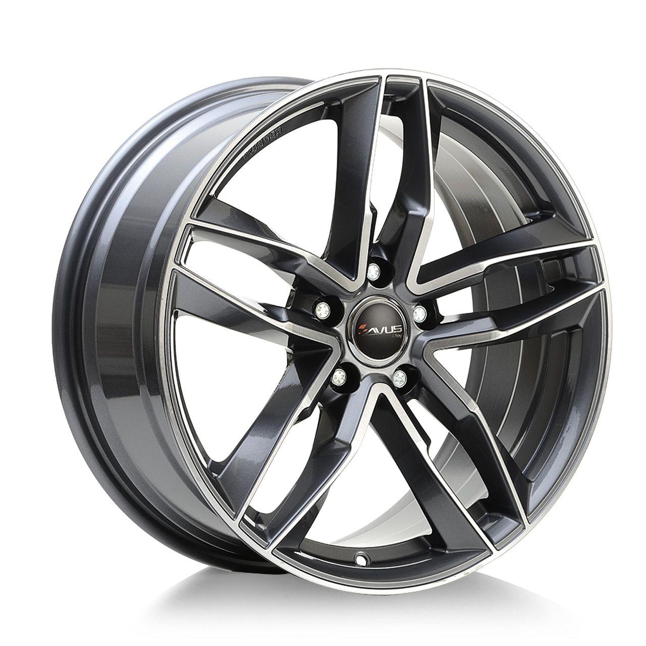 AVUS RACING AF16 anthracite polished 10.0Jx21 5x112 ET30