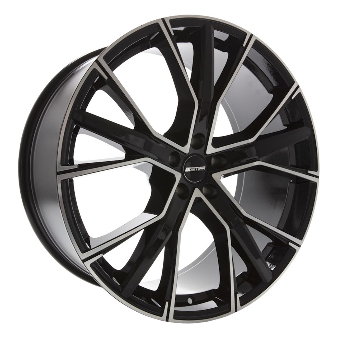 GMP GUNNER black polished 8.0Jx18 5x112 ET35